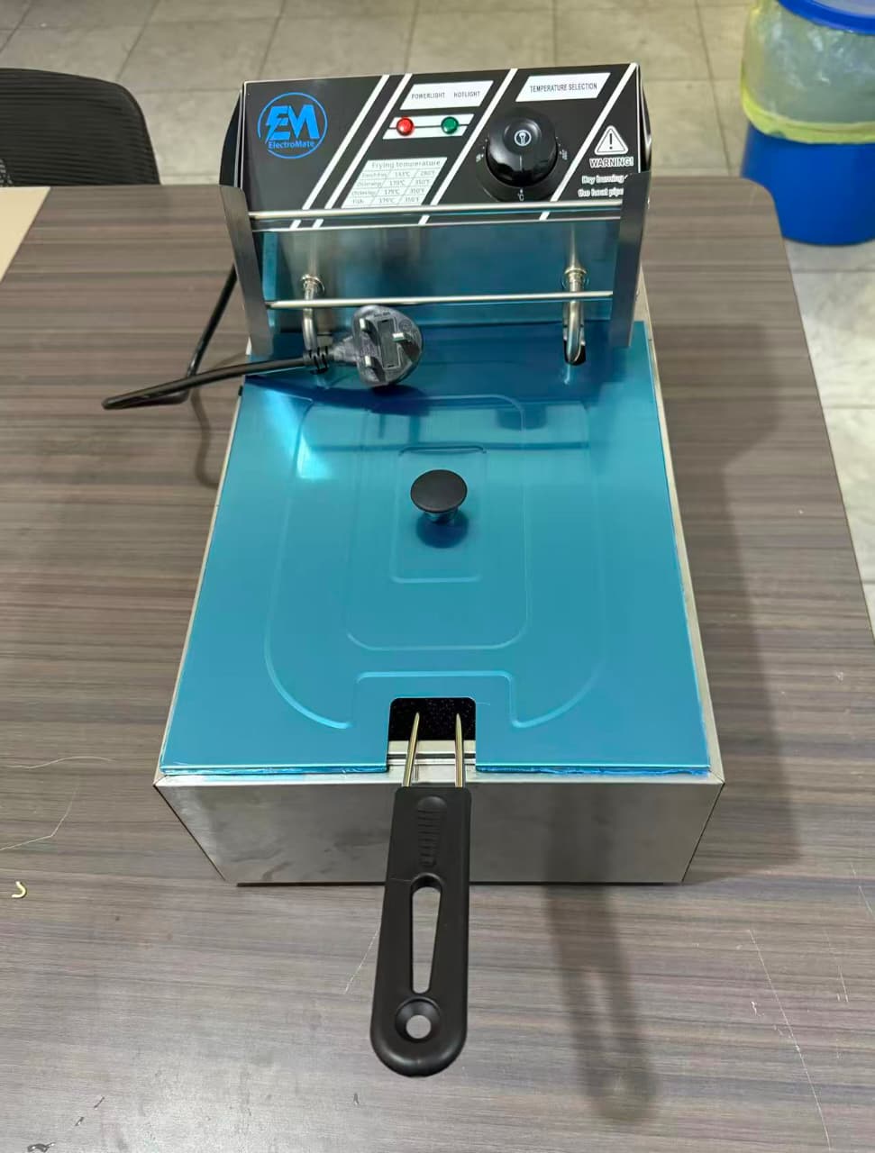 Electromate single deep fryer